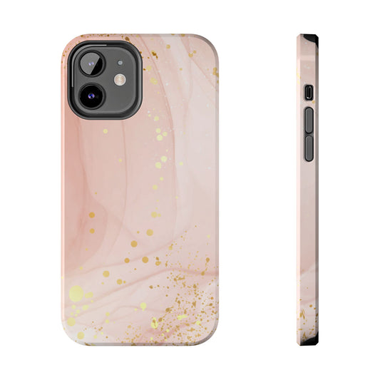 Rose Gold Marble Phone Case — Tough Protective Phone Case