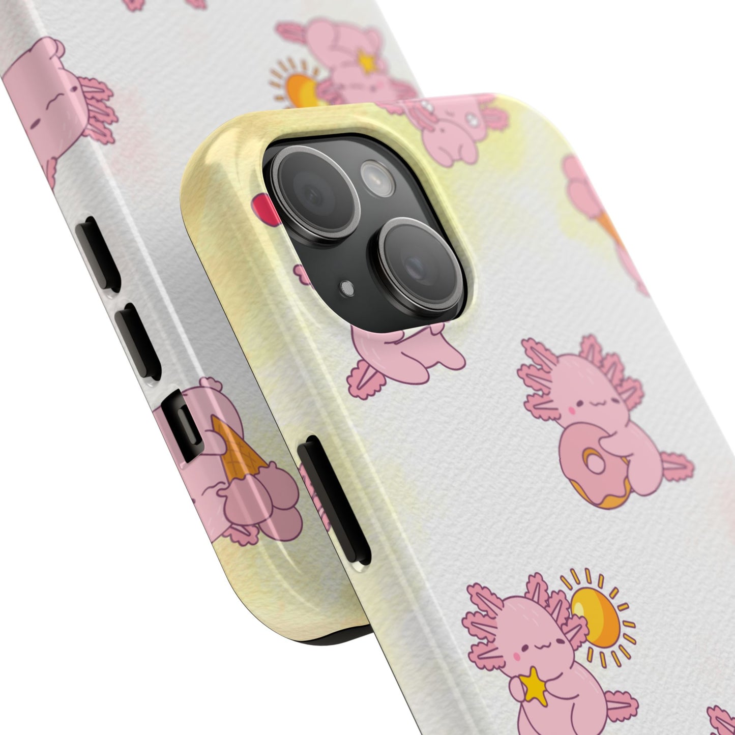 "Cute Pink Axolotl" - Case