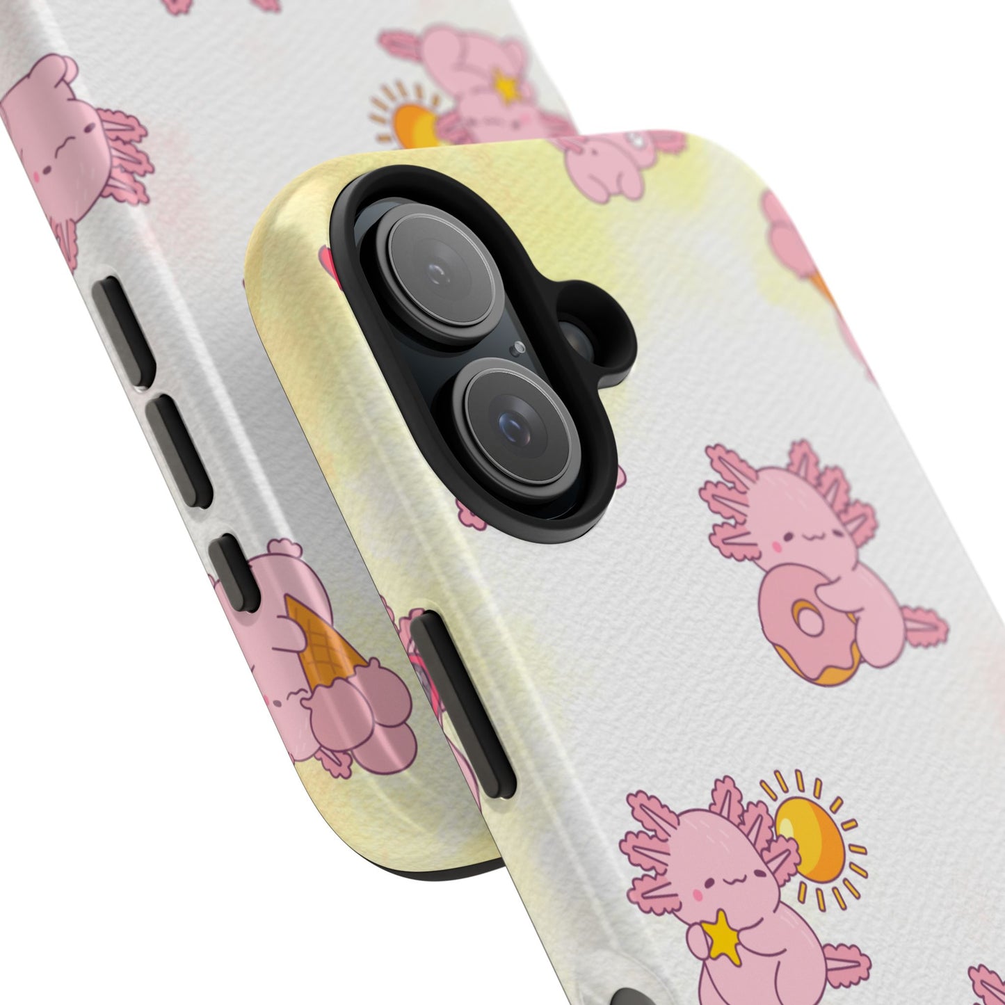 "Cute Pink Axolotl" - Case