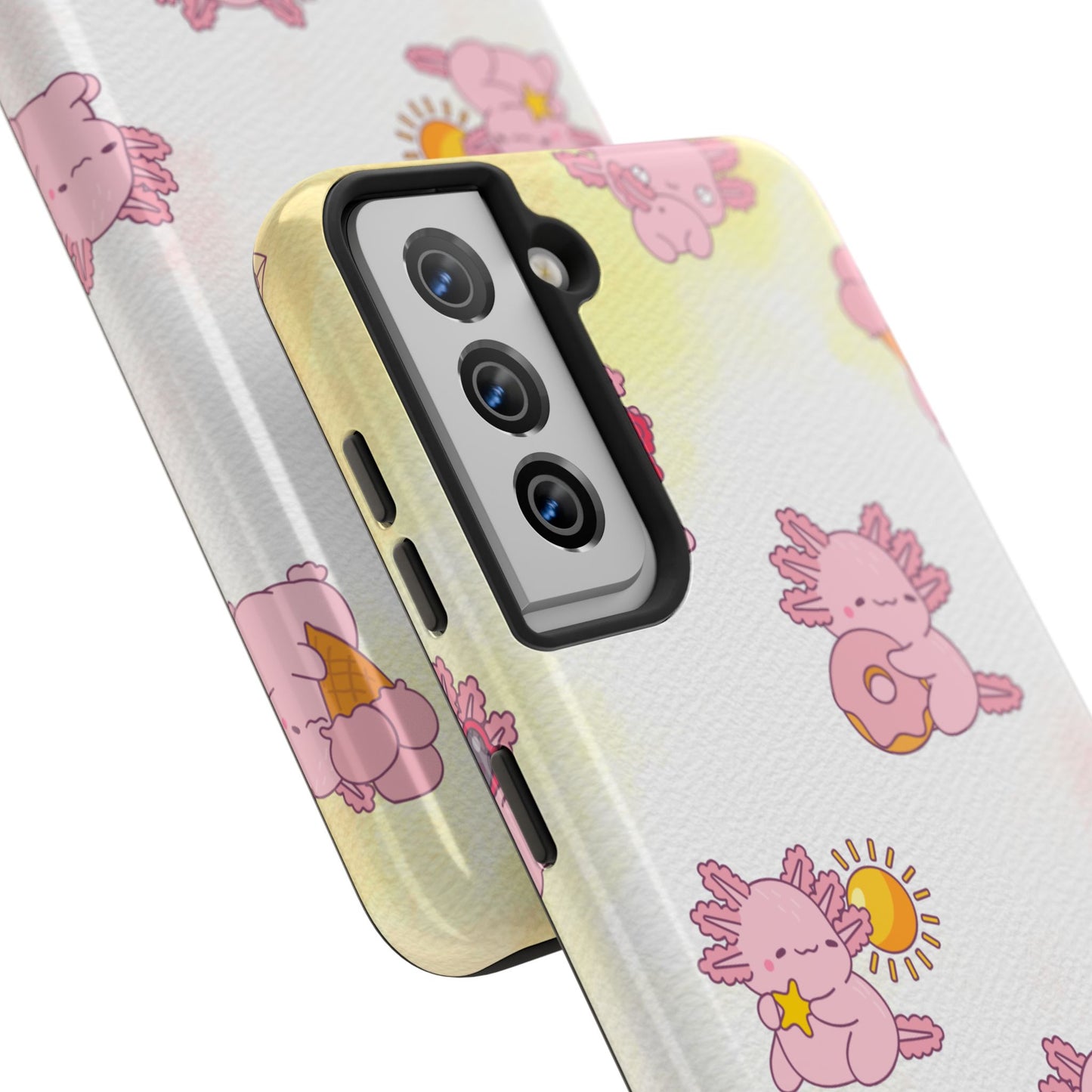 "Cute Pink Axolotl" - Case