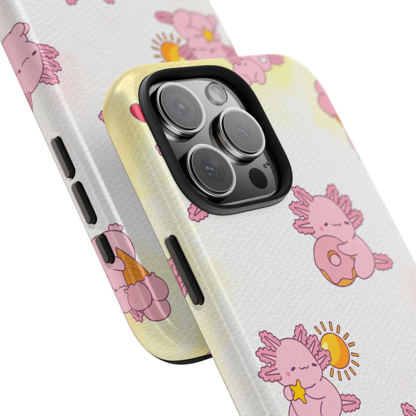 "Cute Pink Axolotl" - Case