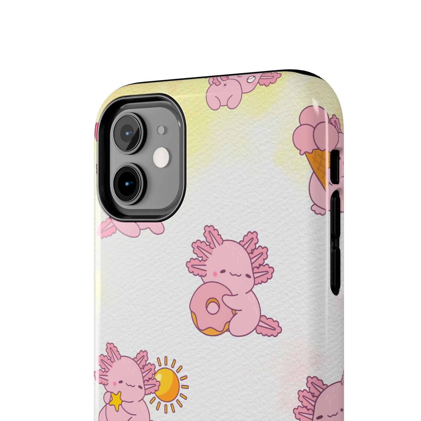 "Cute Pink Axolotl" - Case