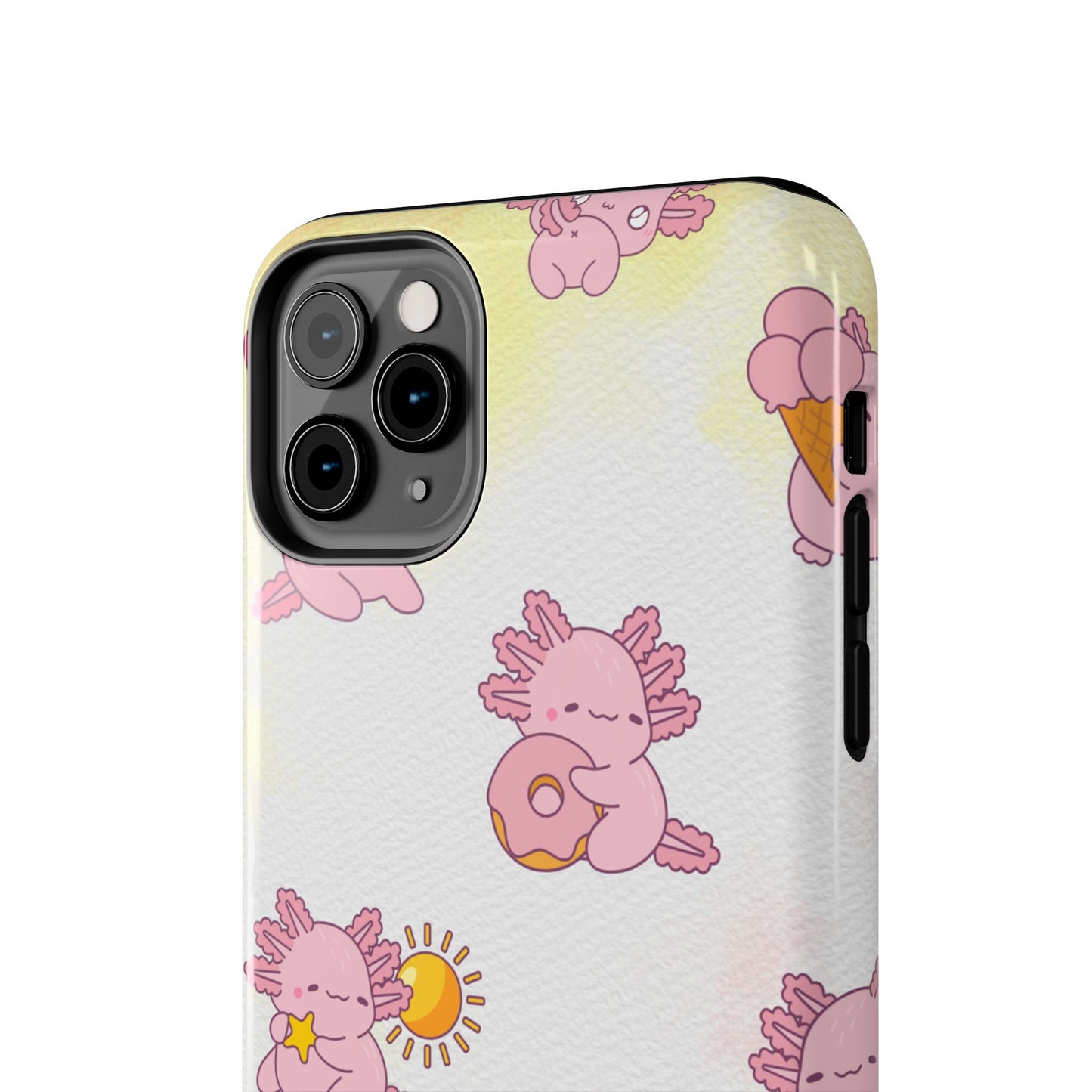 "Cute Pink Axolotl" - Case