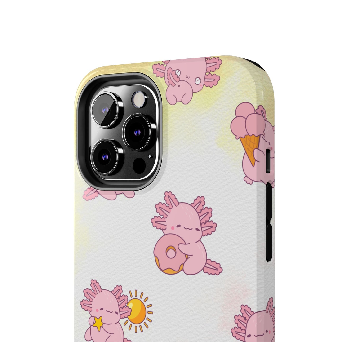 "Cute Pink Axolotl" - Case