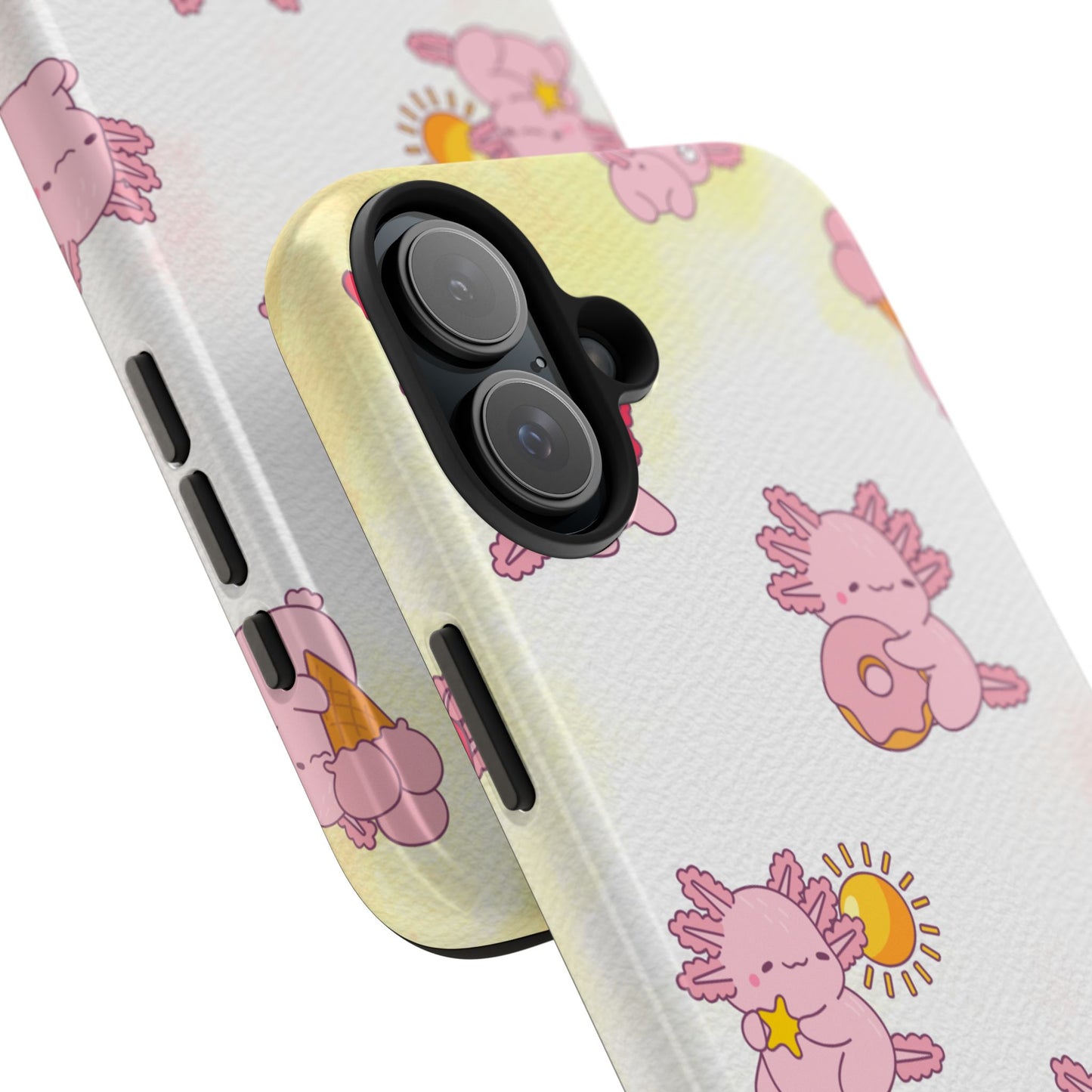 "Cute Pink Axolotl" - Case