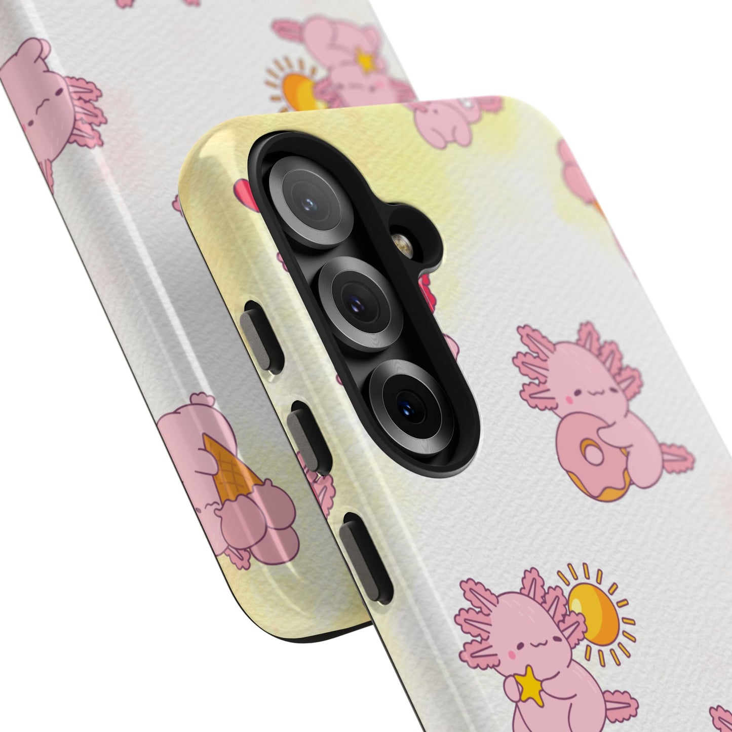 "Cute Pink Axolotl" - Case