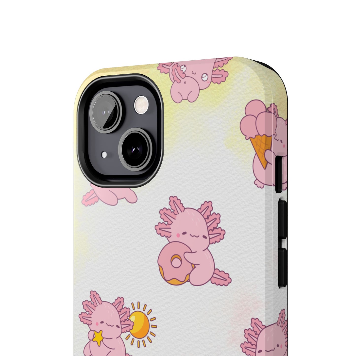 "Cute Pink Axolotl" - Case