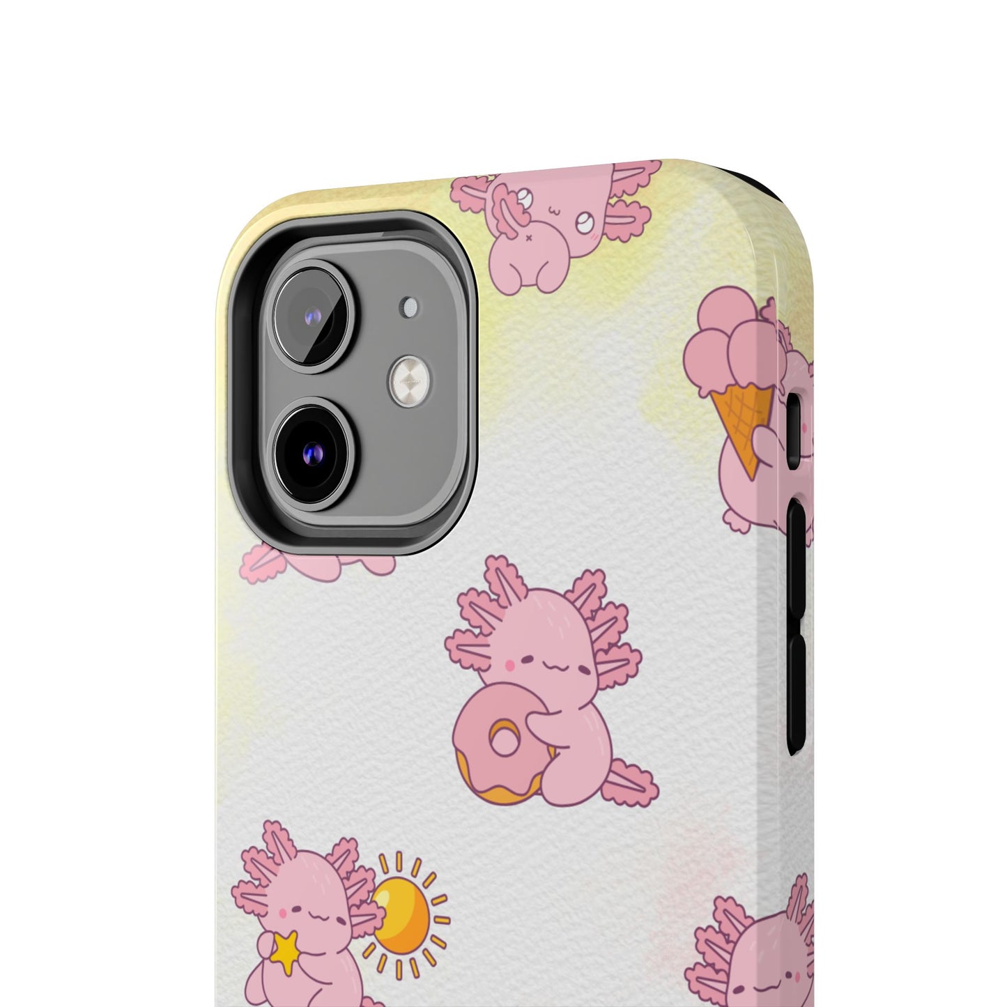 "Cute Pink Axolotl" - Case