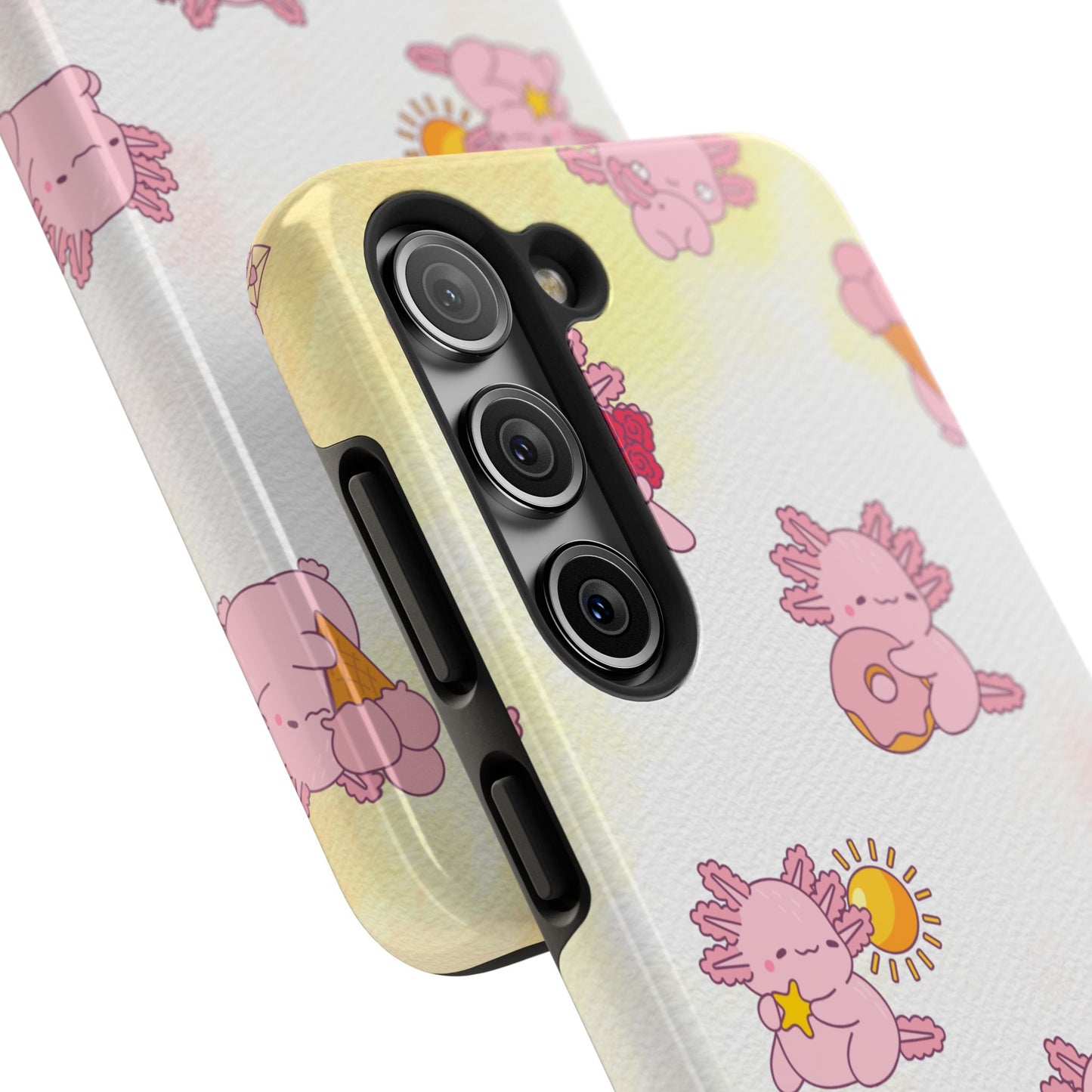 "Cute Pink Axolotl" - Case