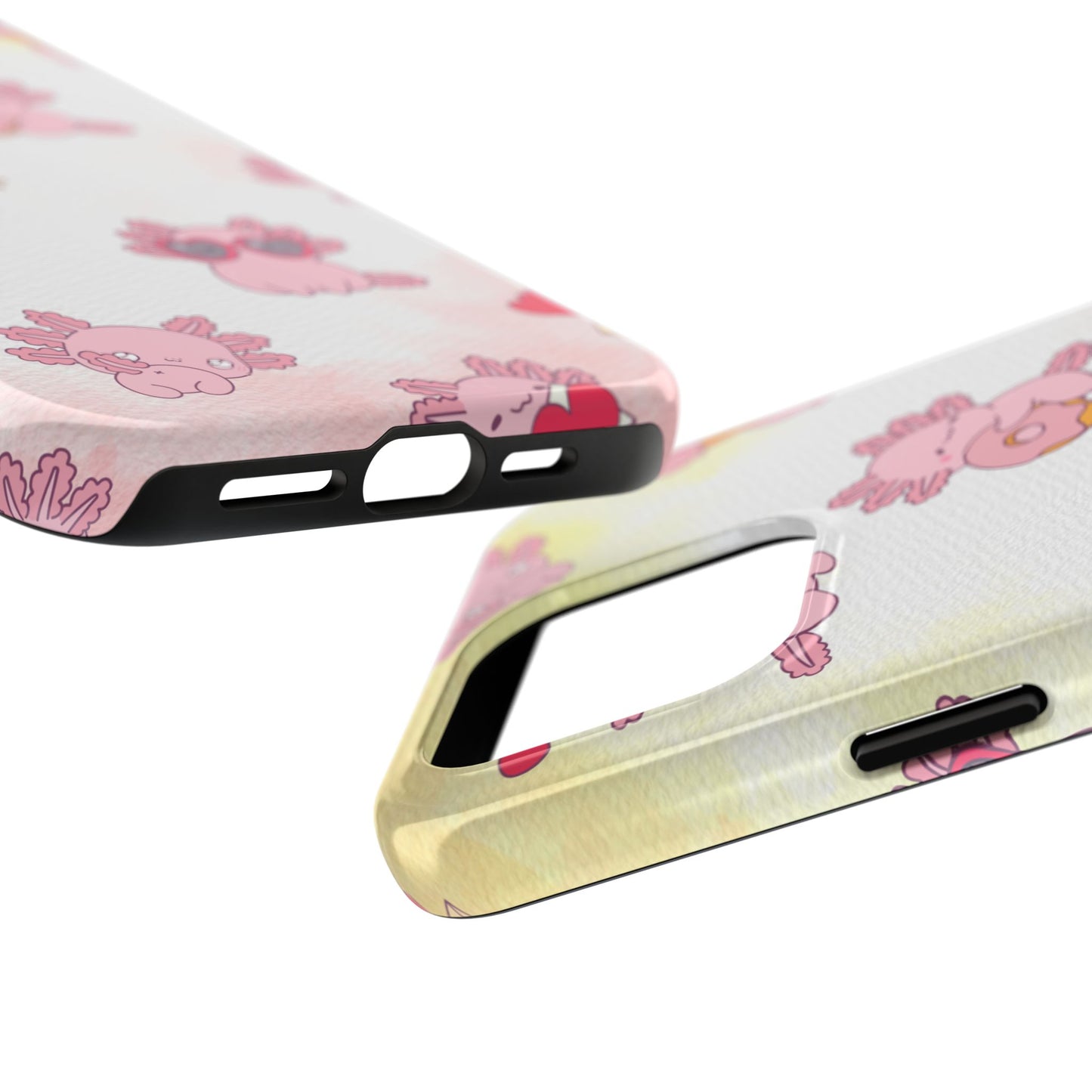 "Cute Pink Axolotl" - Case