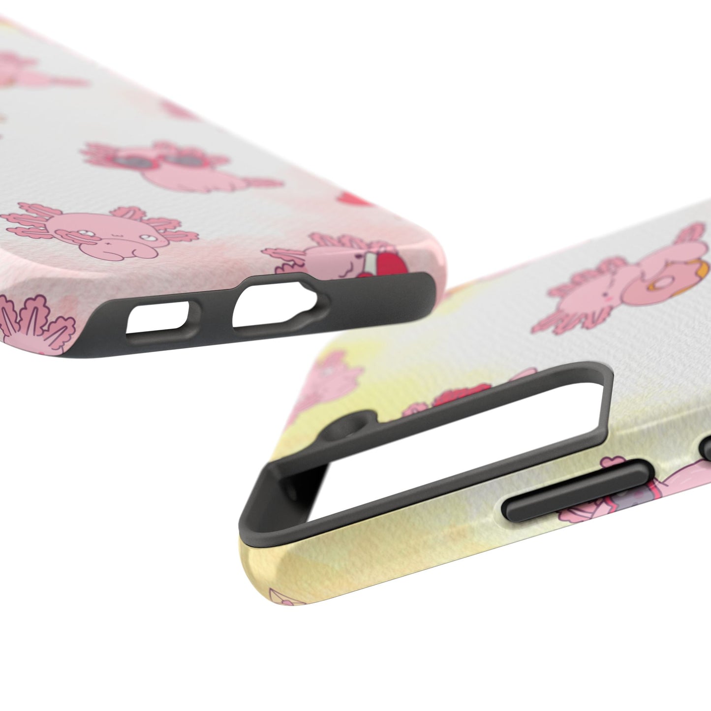 "Cute Pink Axolotl" - Case