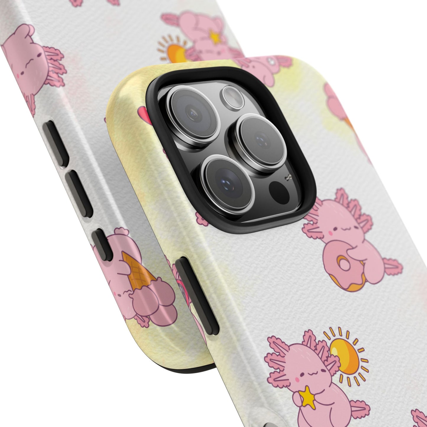 "Cute Pink Axolotl" - Case