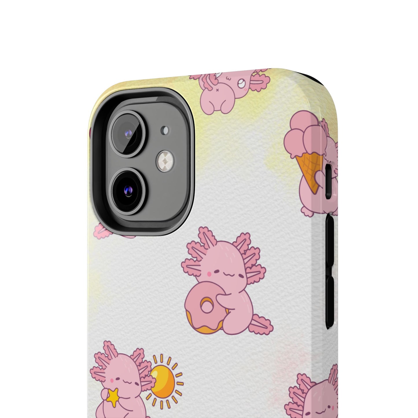 "Cute Pink Axolotl" - Case