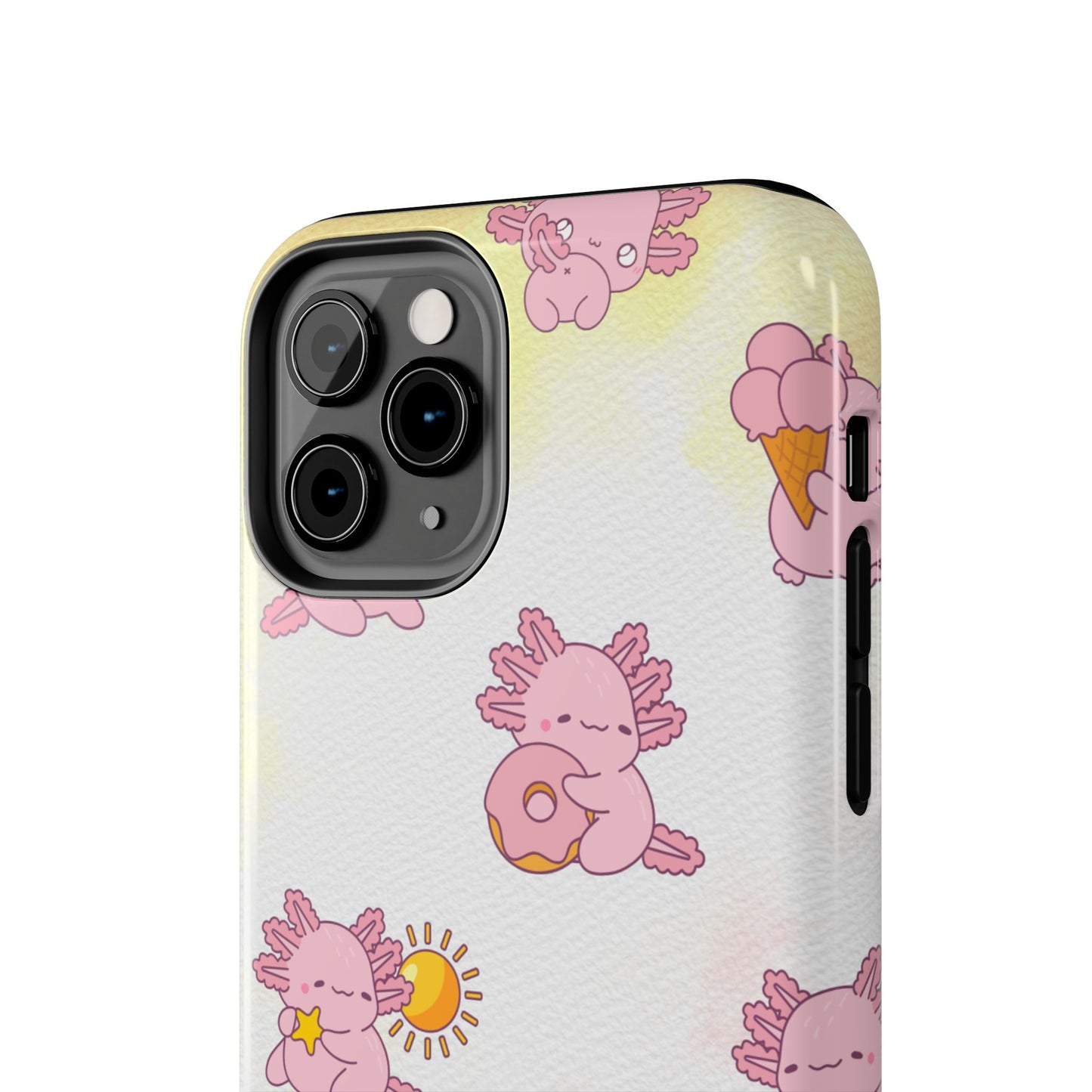 "Cute Pink Axolotl" - Case
