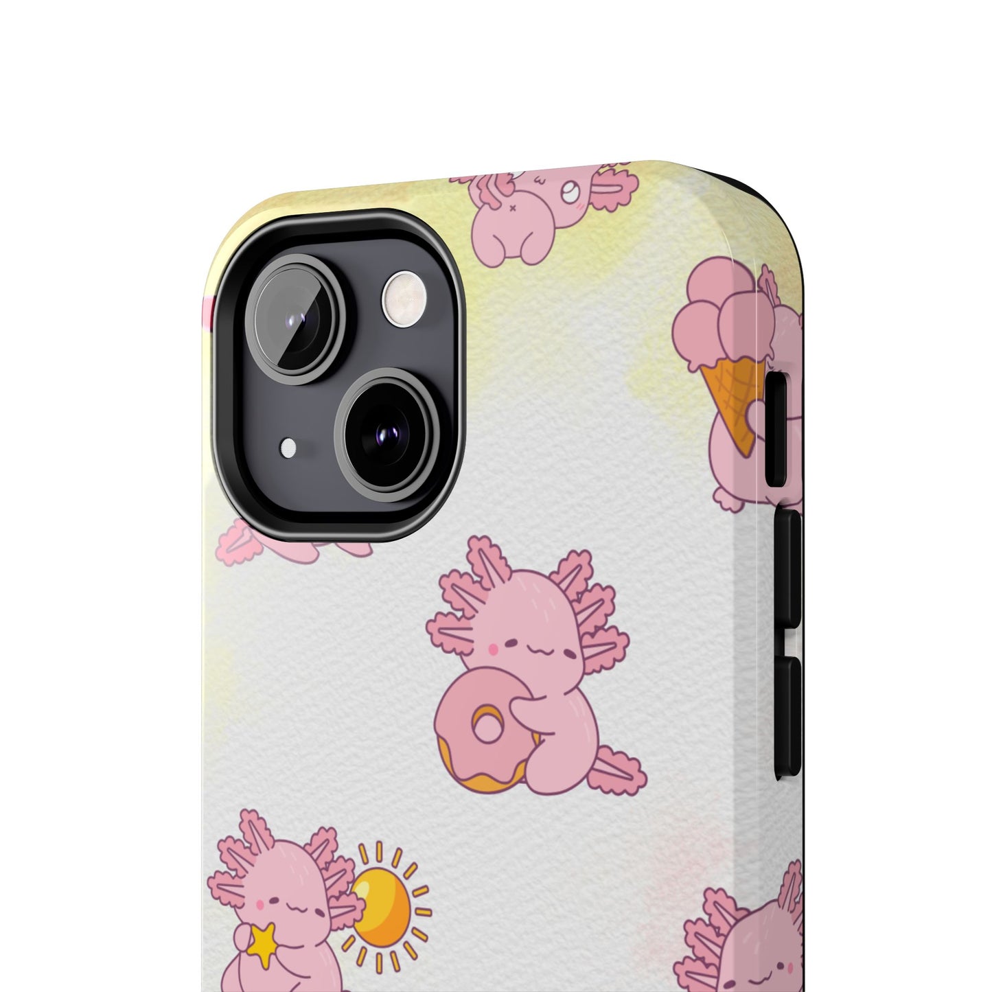 "Cute Pink Axolotl" - Case