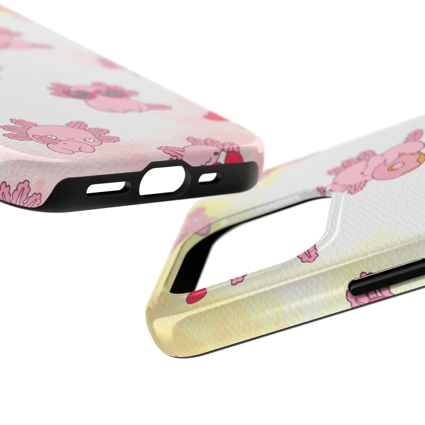 "Cute Pink Axolotl" - Case